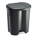 Rotho trio afvalemmer 10l + 2x15l zwart