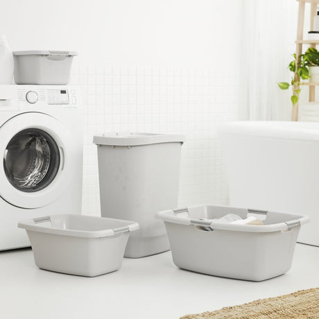 Rotho flowers wasmand 12l cool grey
