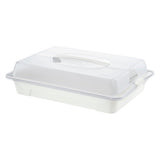 Rotho fresh partybutler serveertray 43.5x11x29.5 cm wit transparant