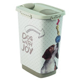 Rotho Rotho Cody Dog Pet Food Container 25L Cappuccino Zand