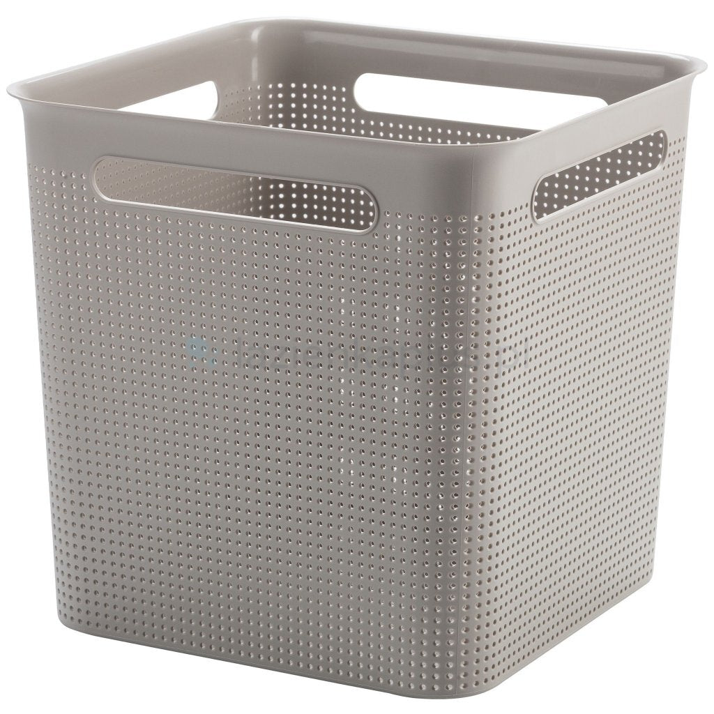 Rotho brisen opbergmand 29.1x29.1x28.1 cm 18l cappuccino