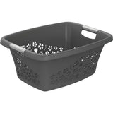 Rotho flowers wasmand 25l antraciet