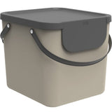 Rotho albula afvalscheider 38.8x35.5x33.9 cm 40l cappuccino