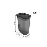 Rotho Rotho Flo Pet Food Container 4,1L Antraciet Transparant