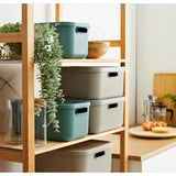 Rotho albula decoratie opbergbox 20l antraciet
