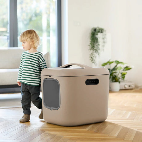 Rotho mypet kattenbak biala xl 62x50x58 cm - kattentoilet - cappuccino