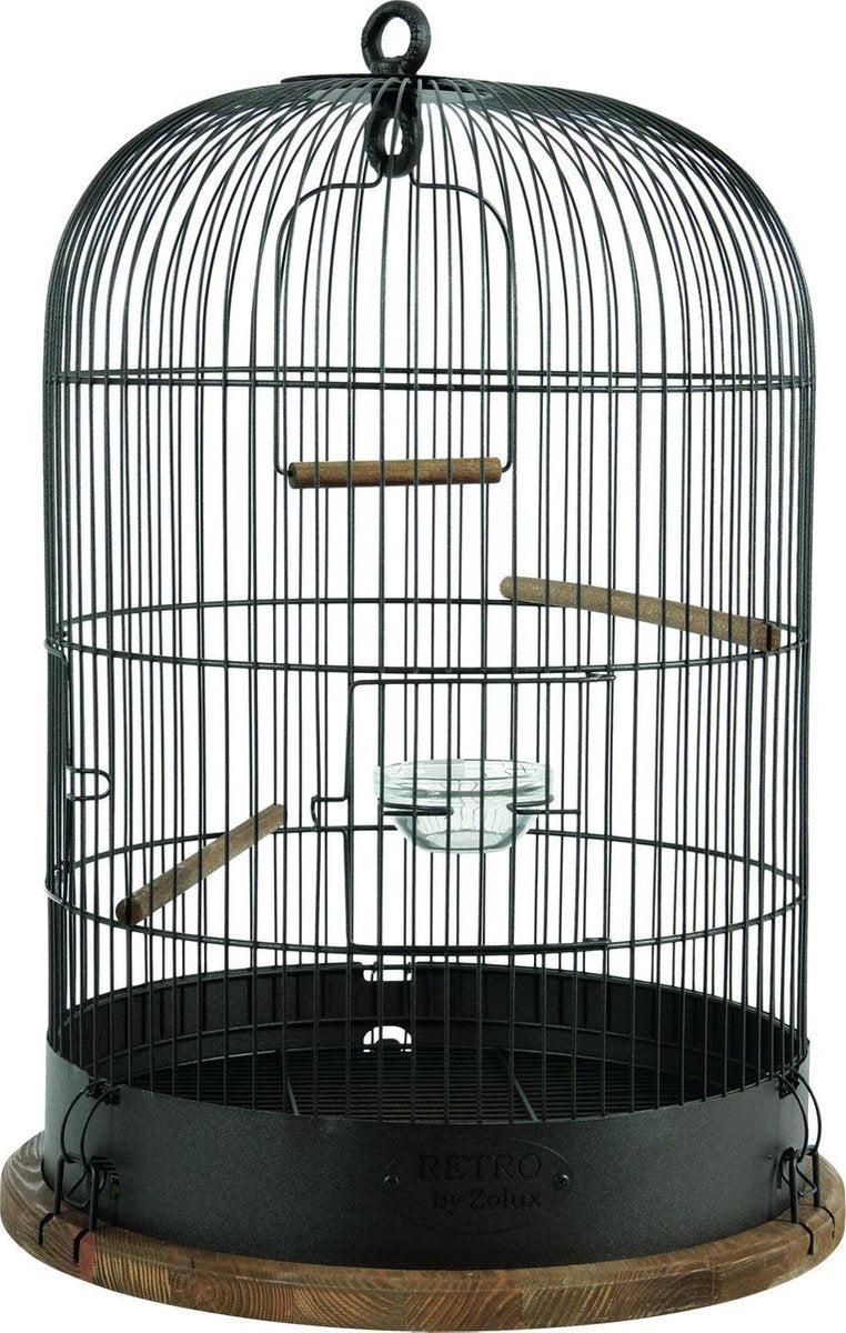 Zolux -retro-vogelkooi-bruin