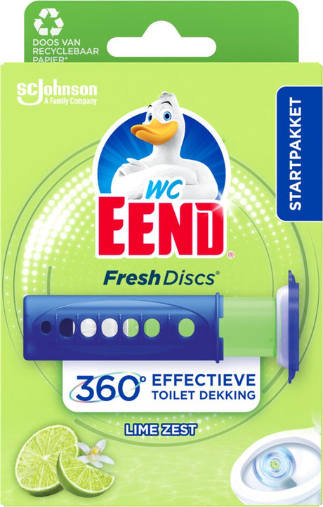 Wc-eend fresh discs houder lime zest