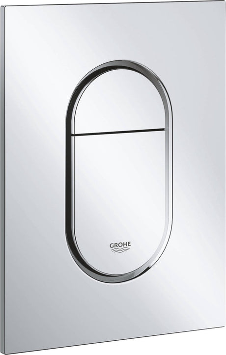 Grohe arena cosmopolitan s bedieningspaneel toilet - dual flush - chroom