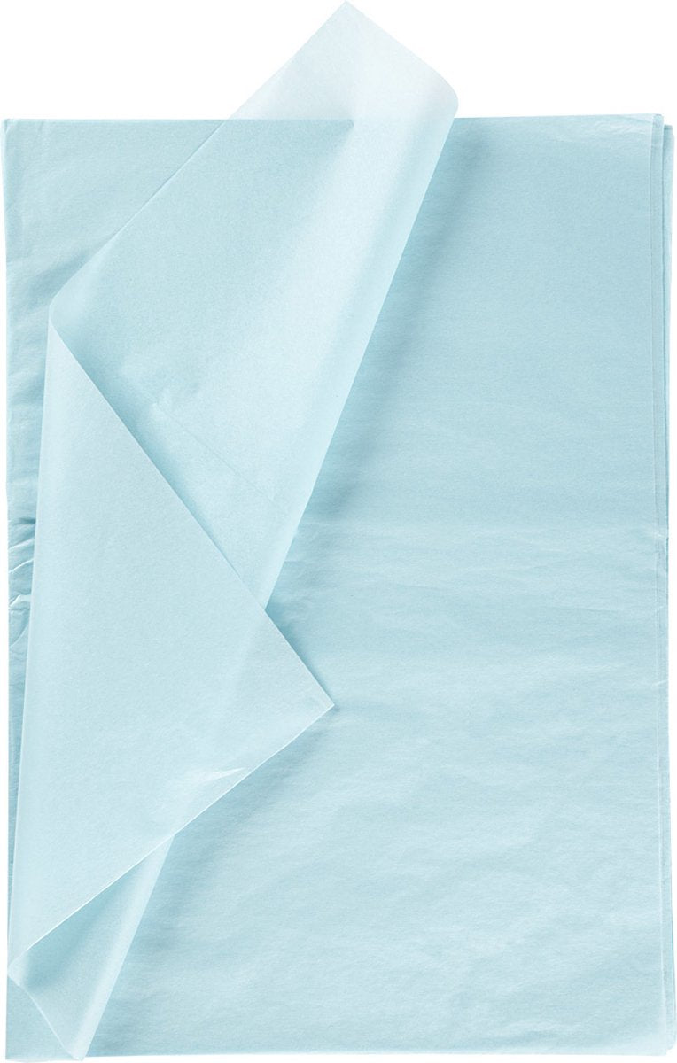 Creativ company tissuepapier lichtblauw 10 vellen 14 gr, 50x70cm