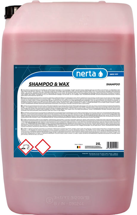 Nerta shampoo wax - autoshampoo met wax - autowax - 5 liter