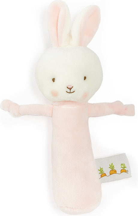 Bunnies by the bay rammelaar konijn - knuffel - geborduurde details - 15 cm - roze