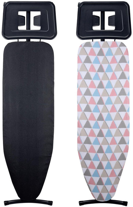 Alpina strijkplank xl 161 x 96 cm - inclusief strijkplankhoes - hoogte verstelbaar 80-96 cm - met antislipvoetjes - geschikt voor diverse strijkijzers - willekeurige kleur design strijkplankovertrek