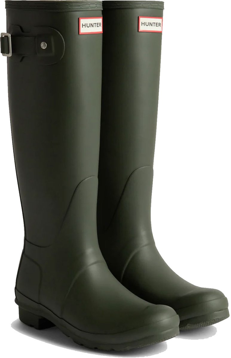 Hunter - regenlaarzen voor dames - original - hoog - olijfgroen - maat 40-41eu