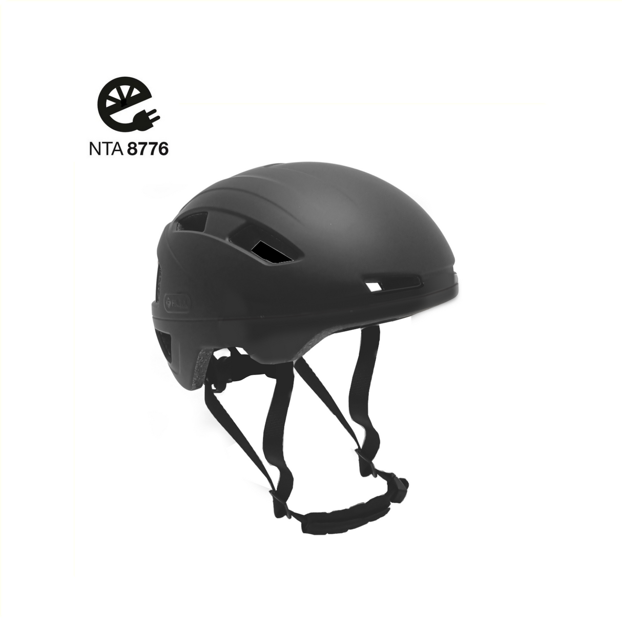 helm unisex matzwart maat 51-54 cm (S)