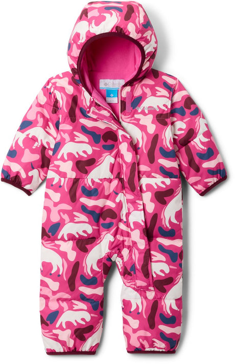 Columbia snuggly bunny™ ii bunting unisex skipak - pink ice uniflauge, satin pink