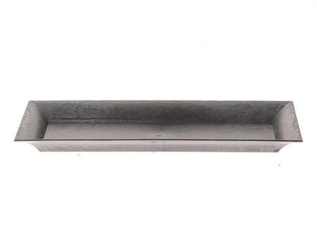 Hbx natural living tray melamine 36x17xh2,5cm grijs