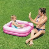 Summer waves baby zwembad roze 86x86x25 cm | 4 stuks
