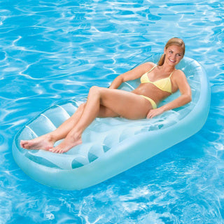 Summer waves opblaasbare fauteuil ergolounge 168 x 81 cm