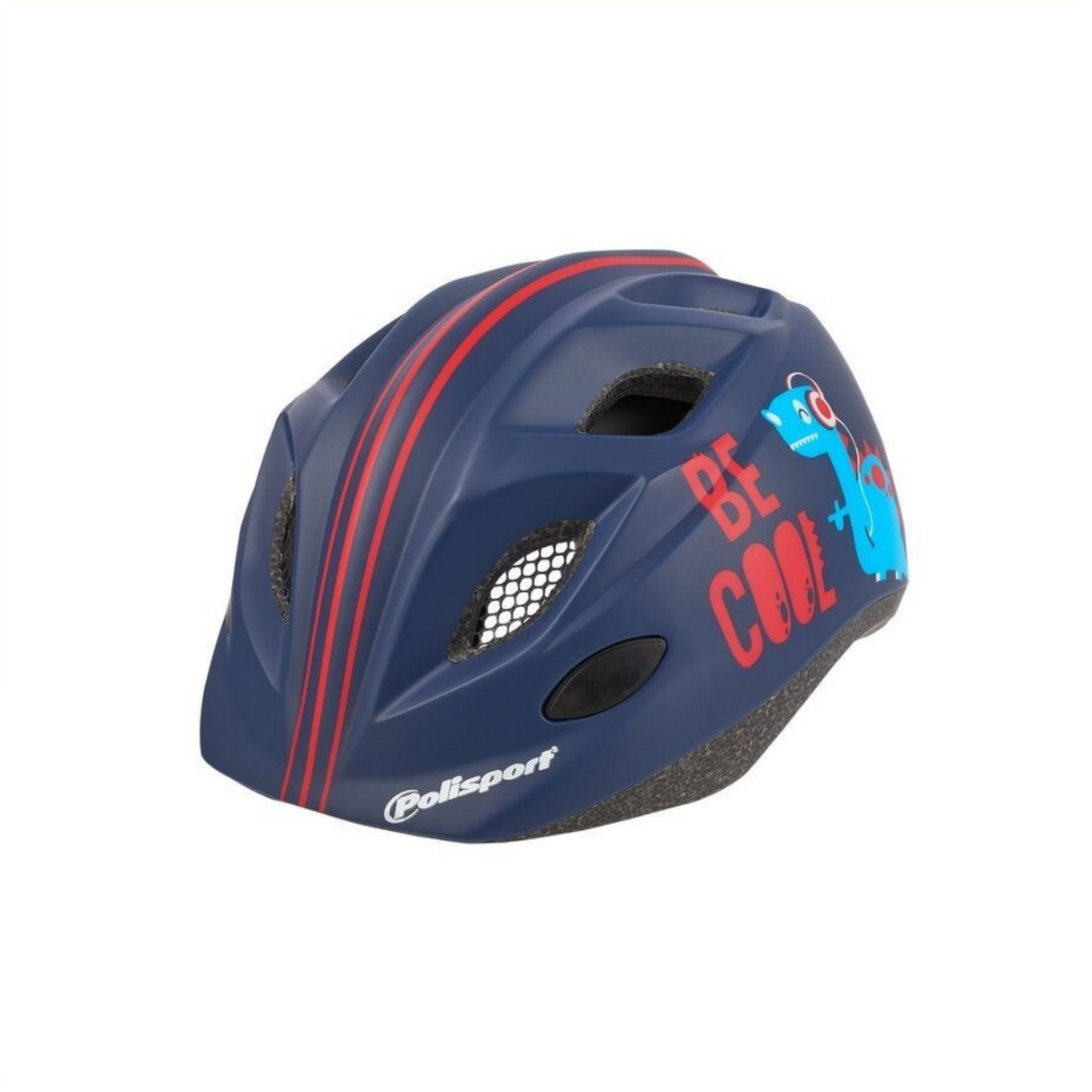 Polisport Kinderhelm Be Cool. maat: S (52 56 cm), kleur: Blauww