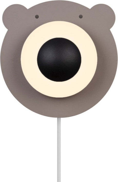 Nordlux bruna bear-wandlamp-e14-bruin wit
