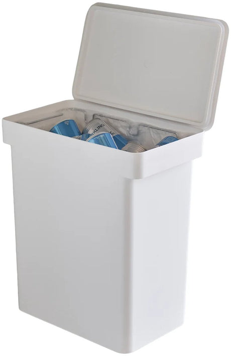 Yamazaki prullenbak - luchtdicht - tower - wit