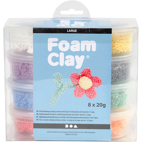 Creativ company https: www.cchobby.nl foam-clay-large-diverse-kleuren-8x20-gr-1-doos