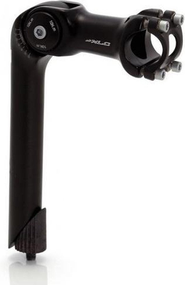 Xlc st-t02 stuurpen - city trekking - aluminium - verstelbaar 1 1 8 - 25.4mm 180 120mm - mat zwart
