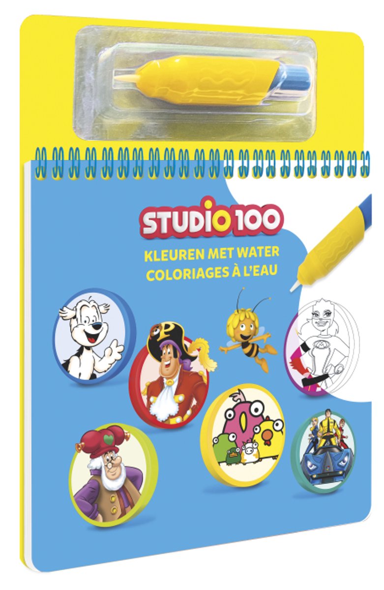 Studio 100 kleurboek - kleuren met water