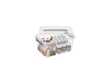 Sunware q-line opbergbox 6 liter transparant 30x20x14cm