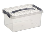 Sunware q-line opbergbox 6 liter transparant 30x20x14cm