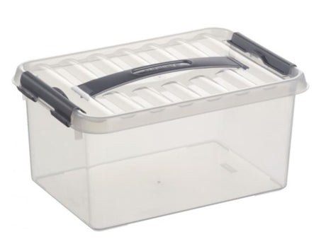 Sunware q-line opbergbox 6 liter transparant 30x20x14cm