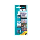 Bison kit® transparant tube 50 ml, glashelder, sterke, universele contactlijm, vochtbestendig, vorstbestendig, -40°c tot +70°c, eenvoudig in gebruik, voor ontelbare reparaties
