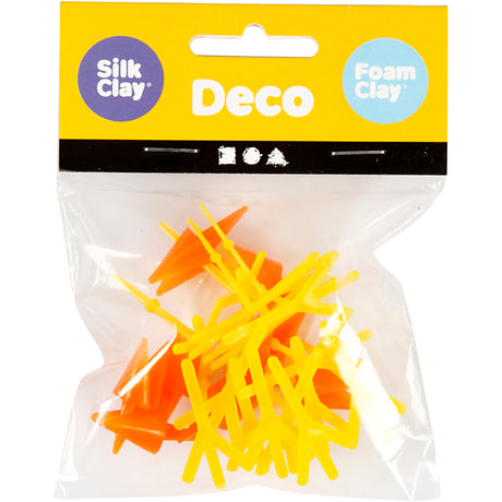 Creativ company http: www.cchobby.nl kippen-snavels-en-voeten-h-28-mm-l-30-37-mm-oranje-geel-8-set-1-doos