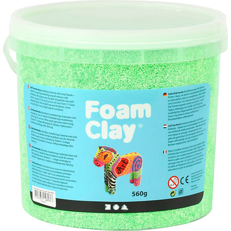 Foam clay https: www.cchobby.nl foam-clayr-neon-groen-560-gr-1-emmer