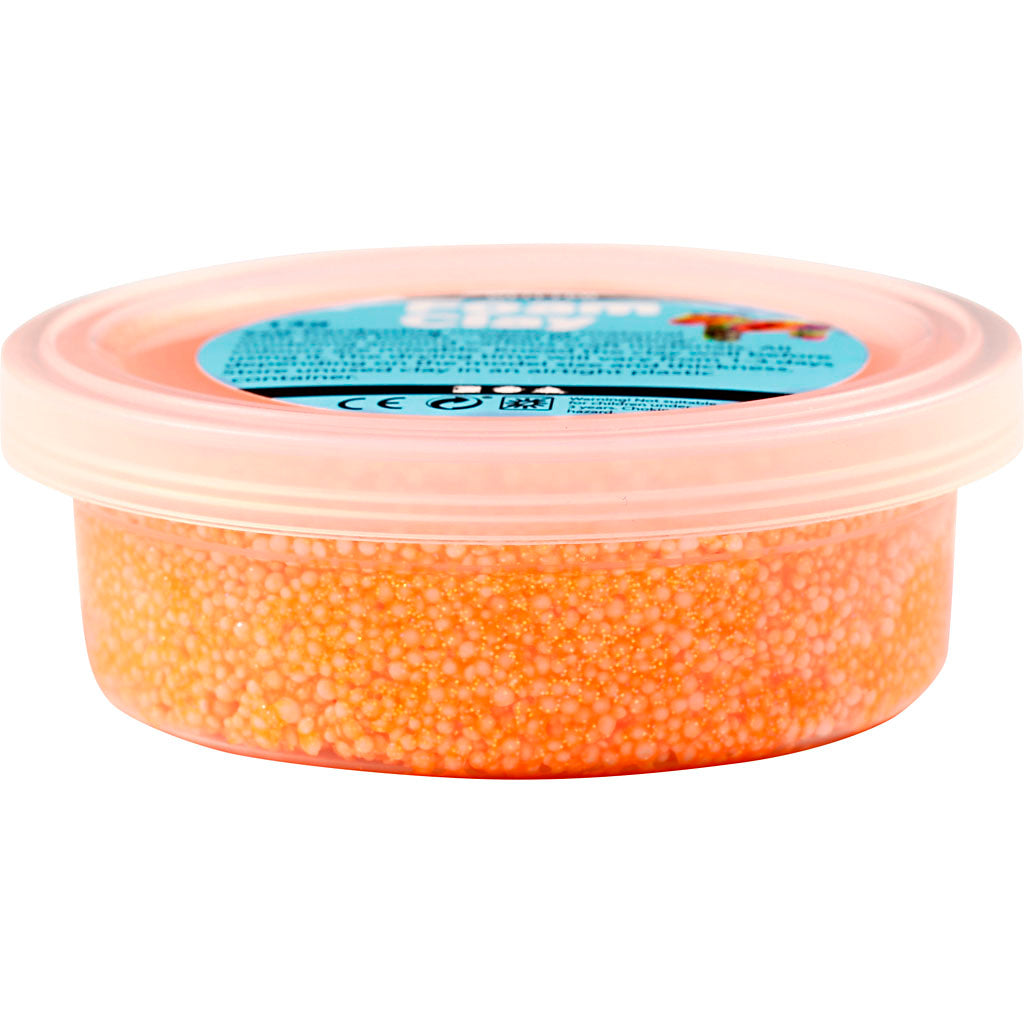 Creativ company https: www.cchobby.nl foam-clayr-glitter-oranje-35-gr-1-doosje