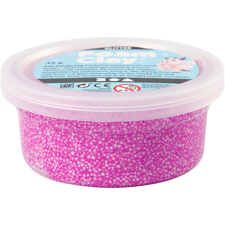 Creativ company https: www.cchobby.nl foam-clayr-glitter-paars-35-gr-1-doosje