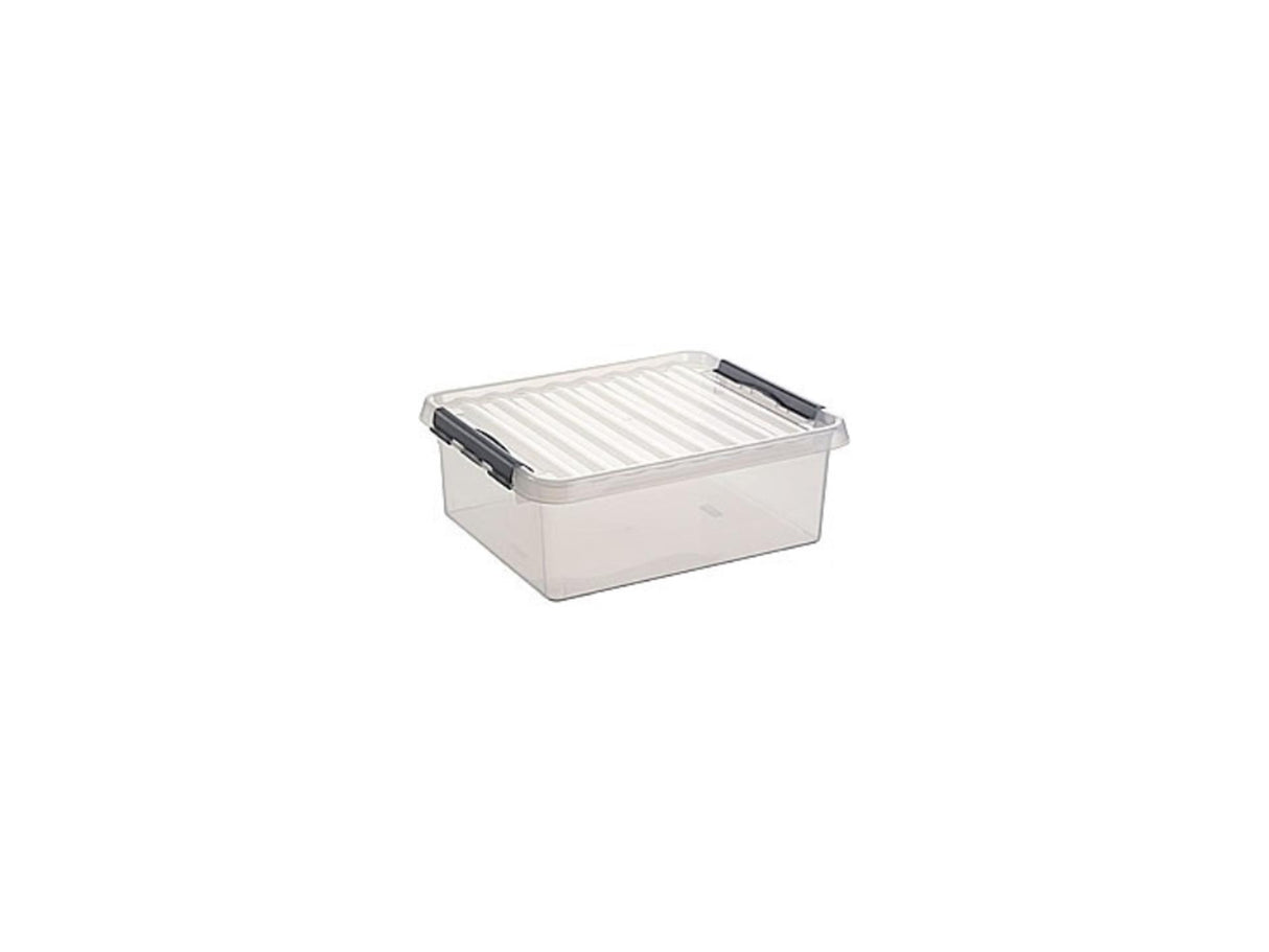 Sunware q-line opbergbox transparant 25 liter 50x40x18cm