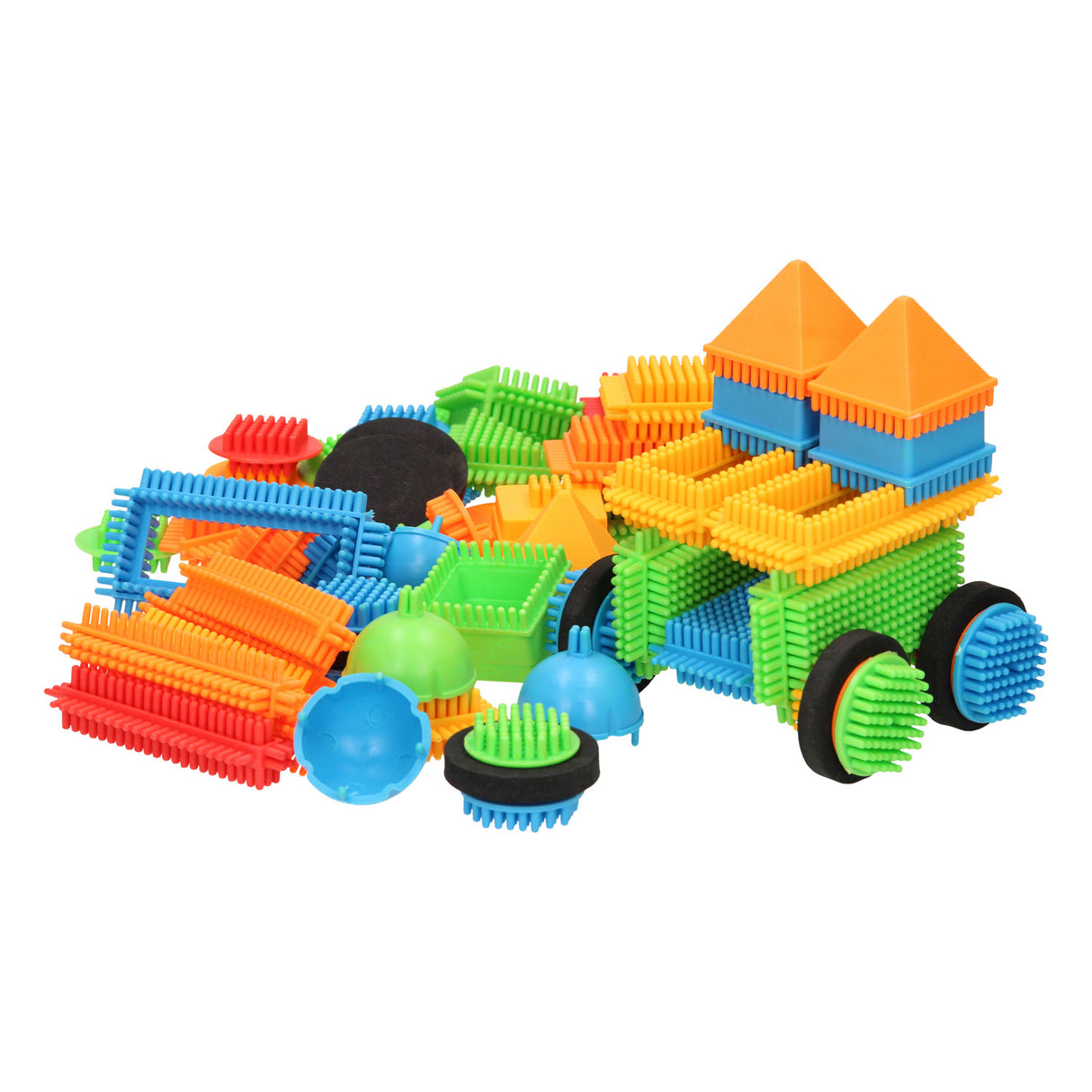Bristle blokken in opbergbox, 80dlg.