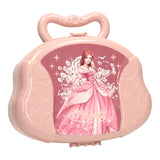 Beautycase kaptafel roze in speelkoffer
