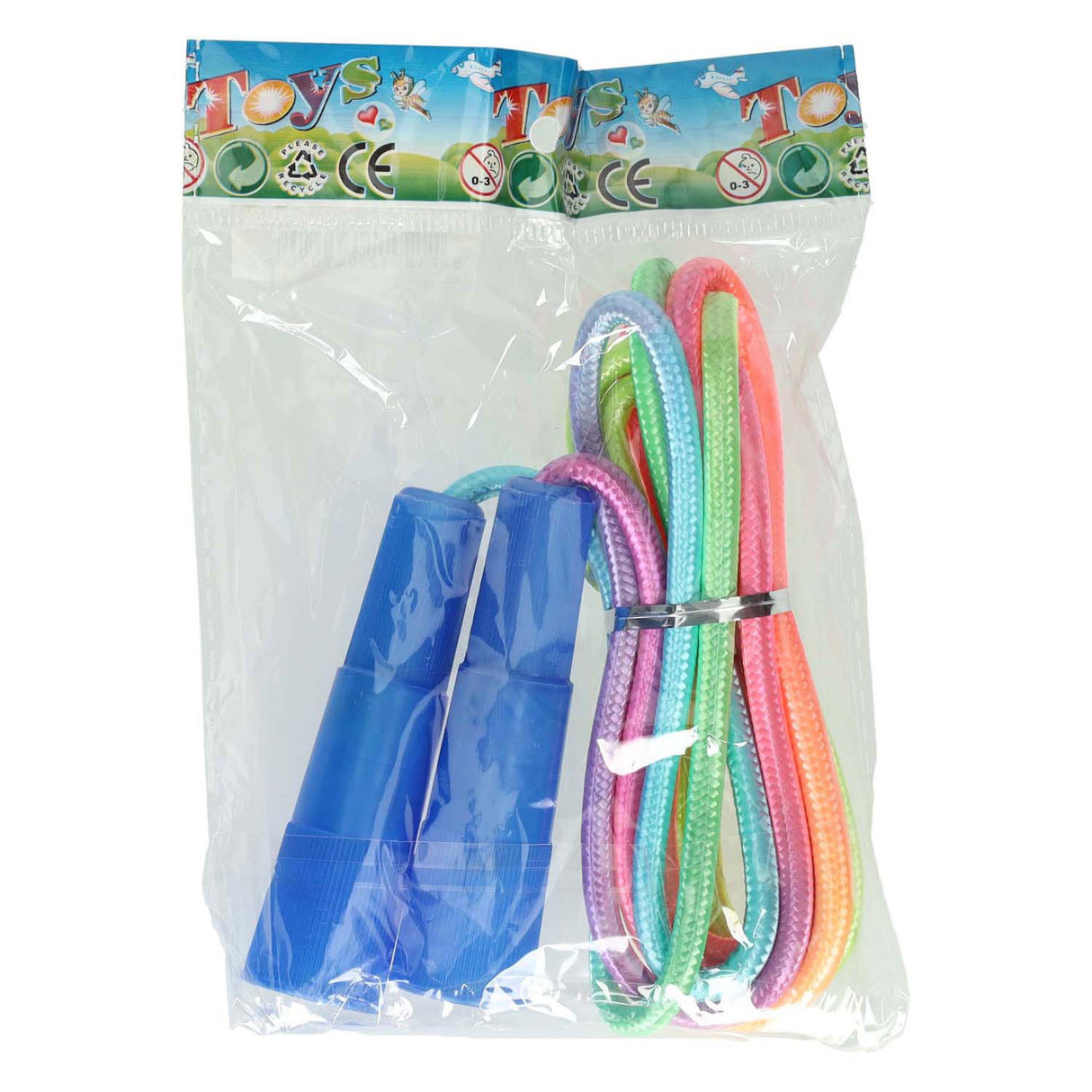 Springtouw met regenboogkoord