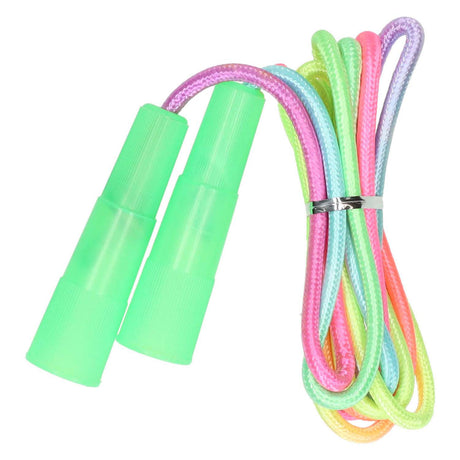 Springtouw met regenboogkoord