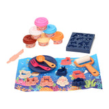 Lobbes speelgoed bv lobbes klei speelset onderwaterwereld - 6 kleuren klei en accessoires.