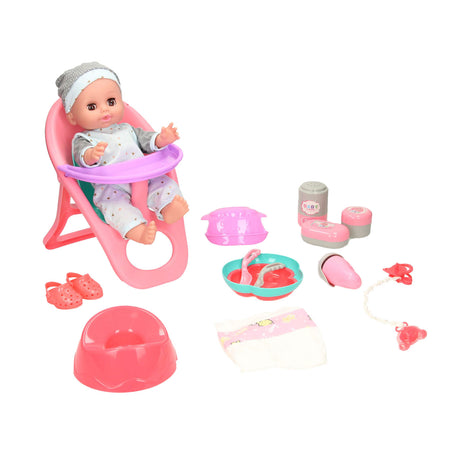 Lobbes deluxe poppenset etenstijd