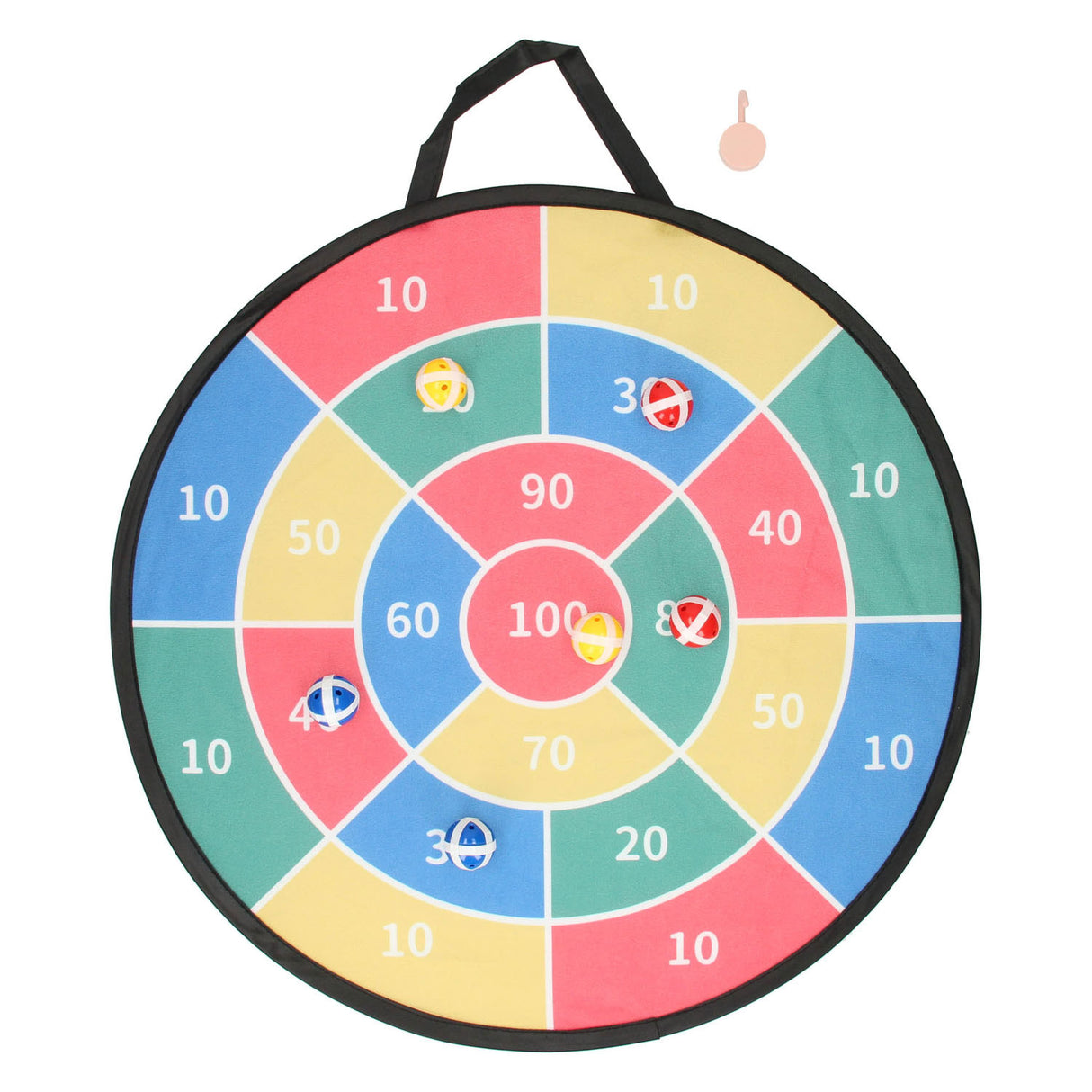 Klittenband dartset groot