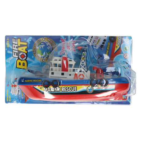 Lobbes reddingsboot speelgoed boot kunststof multikleuren voor kinderen.