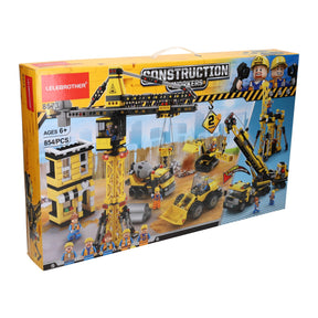 Constructie werkers bouwset - 854dlg.
