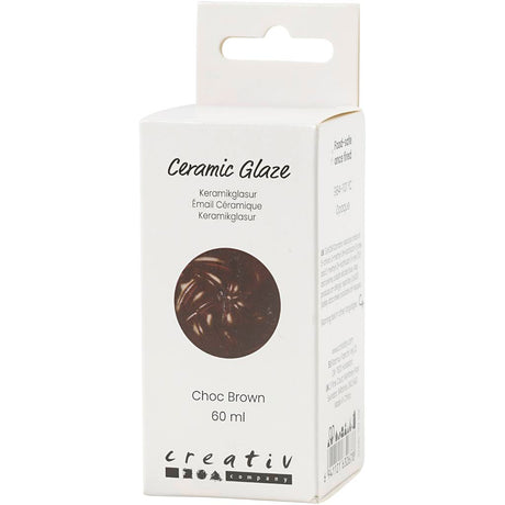 Creativ company http: www.cchobby.nl keramiek-glazuur-984-1101-c-dekkend-chocolate-brown-60-ml-1-doosje
