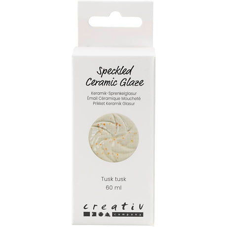 Creativ company https: www.cchobby.nl gespikkeld-keramiekglazuur-999-1060-c-dekkend-tusk-tusk-60-ml-1-doosje