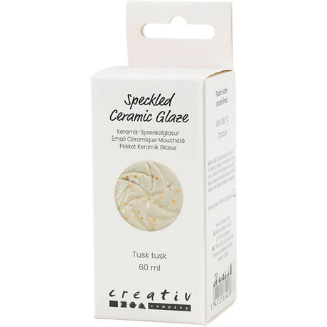 Creativ company https: www.cchobby.nl gespikkeld-keramiekglazuur-999-1060-c-dekkend-tusk-tusk-60-ml-1-doosje